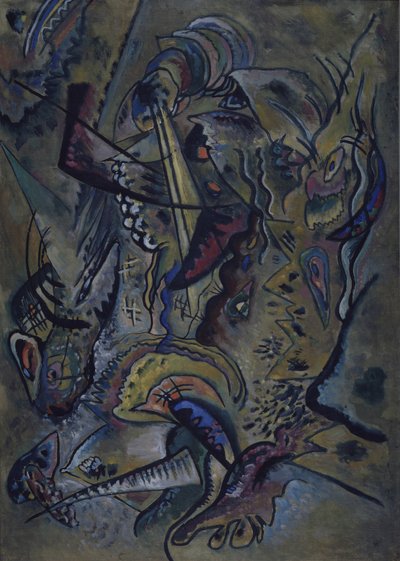 Viento del Sur, 1917 de Wassily Kandinsky