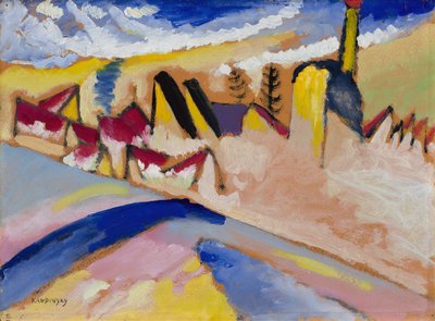 Estudio para Invierno No. II, 1910-1911 de Wassily Kandinsky