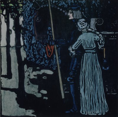 La despedida, 1907 de Wassily Kandinsky
