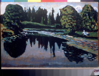 Un río en verano de Wassily Kandinsky