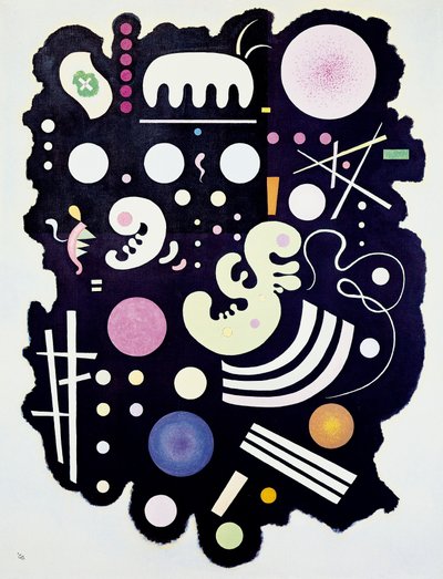 "Negro Variado" pintura de Kandinsky de Wassily Kandinsky