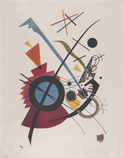 Violeta, 1923 de Wassily Kandinsky