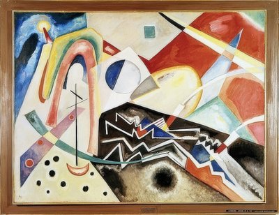 Zigzag blanco. 1922 de Wassily Kandinsky