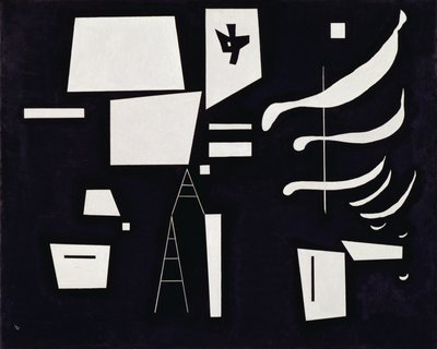 Blanco - Suave y Duro Marzo de Wassily Kandinsky