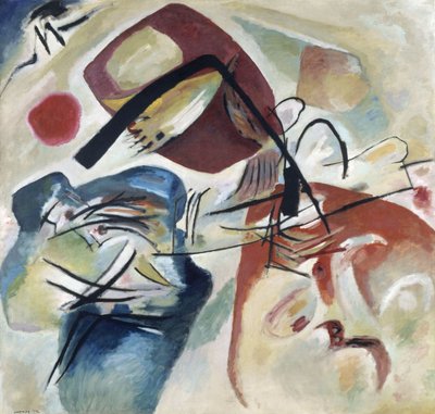 Con el Arco Negro Mit dem Schwarzen Bogen de Wassily Kandinsky