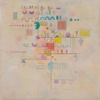 Ascenso delicado (Montée gracieuse) de Wassily Kandinsky