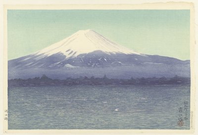Lago Kawaguchi Kawaguchiko (título sobre objeto) de Watanabe Kako