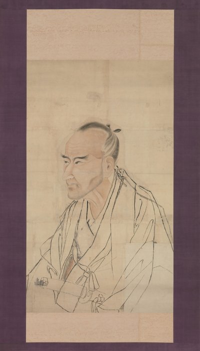 Boceto para el retrato de Tachihara Suiken de Watanabe Kazan