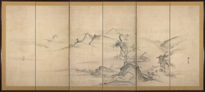 Eight Views of the Xiao and Xiang Rivers de Watanabe Shiko