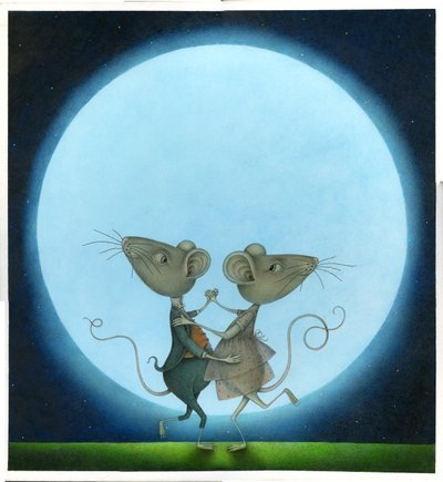 Blue Moon, 2009 (técnica mixta) de Wayne Anderson