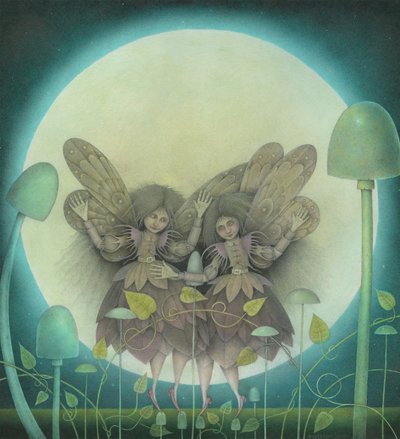Dancing Faeries, 2011 (técnica mixta) de Wayne Anderson