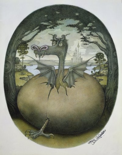En el principio (técnica mixta) de Wayne Anderson