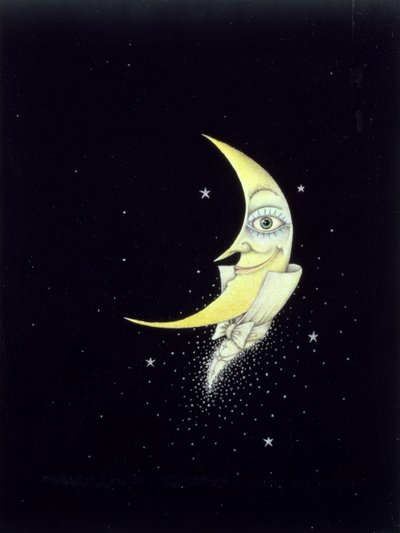 Night Out (lápiz y lápiz de color sobre papel) de Wayne Anderson
