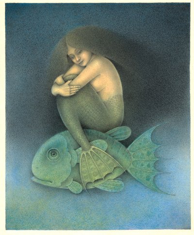 Omermaid, 2007 (técnica mixta sobre cartón) de Wayne Anderson