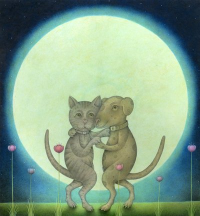De puntillas por los tulipanes, 2010 (técnica mixta) de Wayne Anderson
