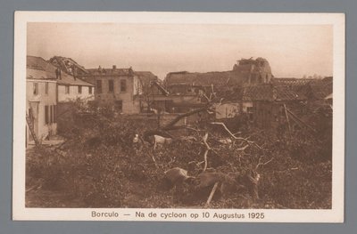 Borculo -- Después del ciclón del 10 de agosto de 1925 de Weenenk and Snel