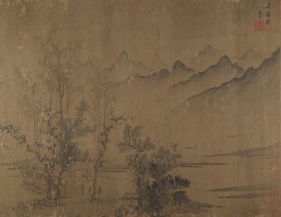 Atardecer rosado, siglo XVI de Wen Tong