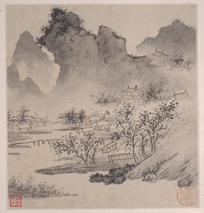 Ocho canciones de los ríos Xiao y Xiang de Wen Zhengming