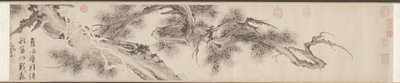 Viejo pino de Wen Zhengming