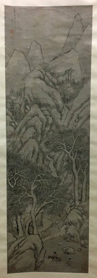 Paisaje nevado de Wen Zhengming
