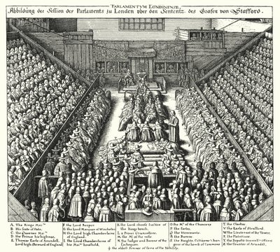 Juicio de Thomas Wentworth de Wenceslaus (after) Hollar