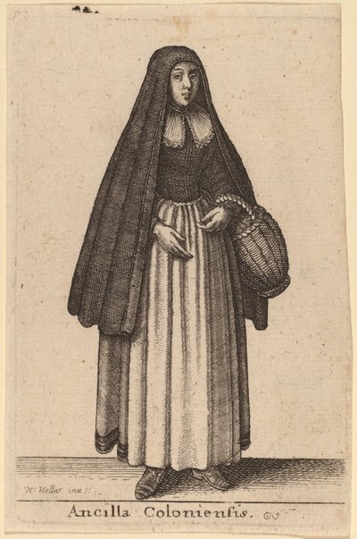 Ancilla Coloniensis de Wenceslaus Hollar