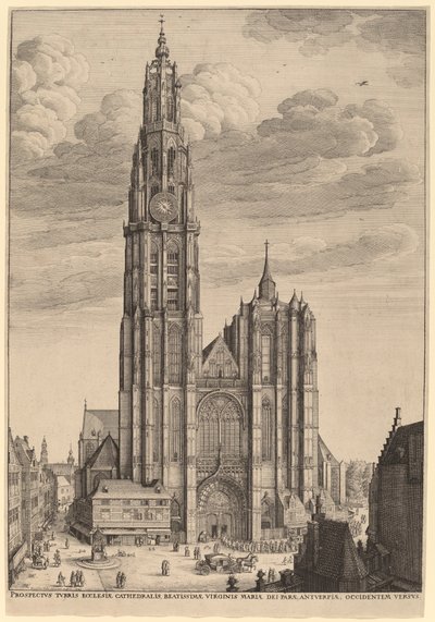 Catedral de Amberes de Wenceslaus Hollar