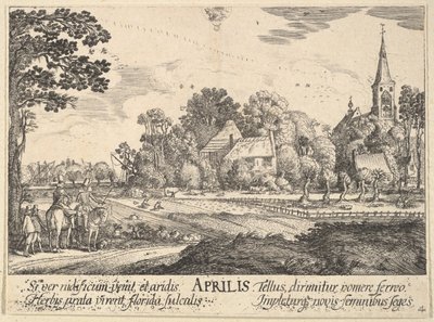 Abril de Wenceslaus Hollar
