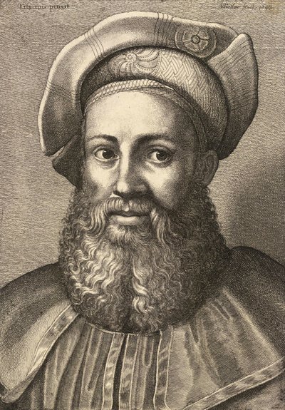 Aretino. Estado 2 de Wenceslaus Hollar