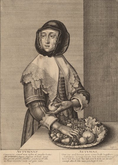 Otoño, 1641 de Wenceslaus Hollar