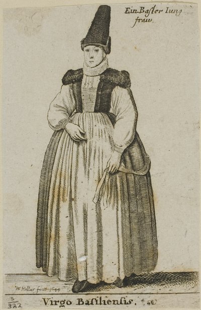 Mujer de Basilea de Wenceslaus Hollar