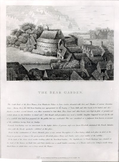 Jardín de osos de Wenceslaus Hollar