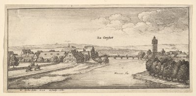 Cannstadt, 1665 de Wenceslaus Hollar