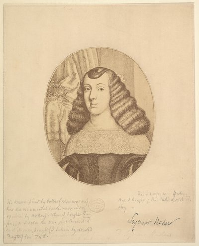 Catalina, Princesa de Portugal de Wenceslaus Hollar