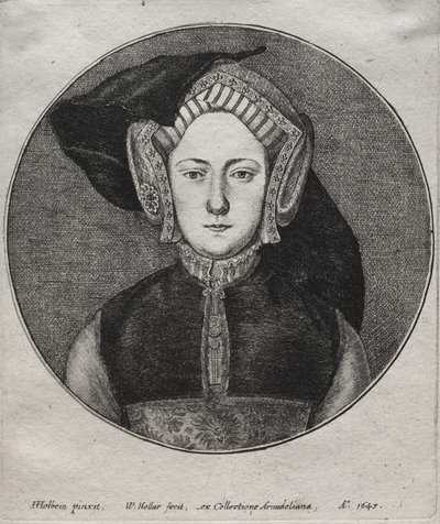 Catalina de Aragón de Wenceslaus Hollar