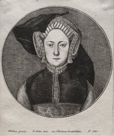 Catalina de Aragón, 1647 de Wenceslaus Hollar