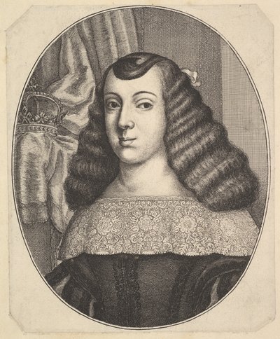 Catalina de Braganza, 1661 de Wenceslaus Hollar