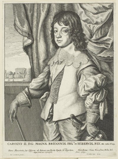 Carlos II de Wenceslaus Hollar