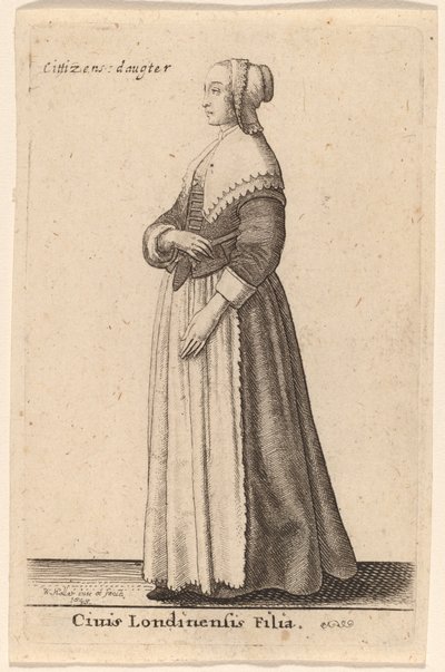 Civis Londinensis Filia de Wenceslaus Hollar