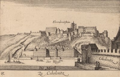 Coblenza, 1635 de Wenceslaus Hollar