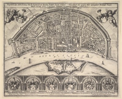 Colonia y Deutz de Wenceslaus Hollar