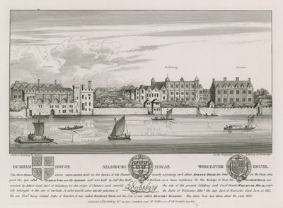 Casa Durham, Casa Salisbury y Casa Worcester de Wenceslaus Hollar