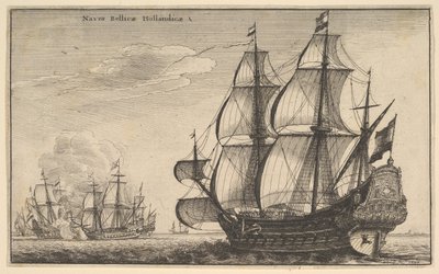 Buques de guerra holandeses Naves Bellicæ Hollandicæ de Wenceslaus Hollar