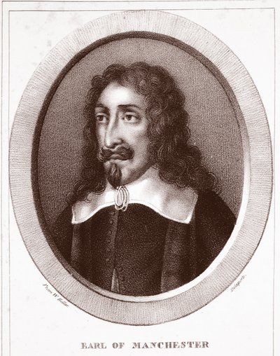 Conde de Manchester, atribuido a Delaporte, grabado por de Langlume de Wenceslaus Hollar