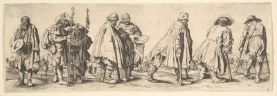 Ocho Mendigos, 1630 de Wenceslaus Hollar
