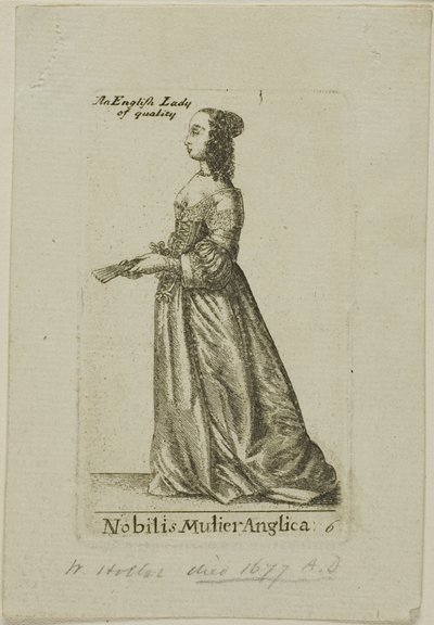 Noble inglesa de Wenceslaus Hollar