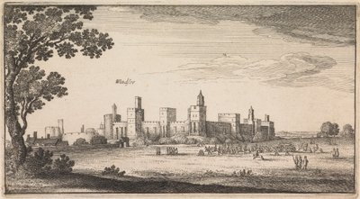 Vistas inglesas: Windsor de Wenceslaus Hollar