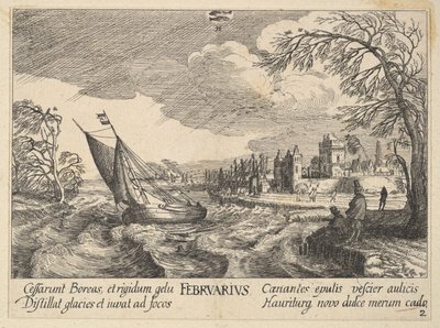 Febrero de Wenceslaus Hollar