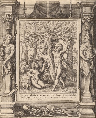 Jardín del Edén, 1651 de Wenceslaus Hollar