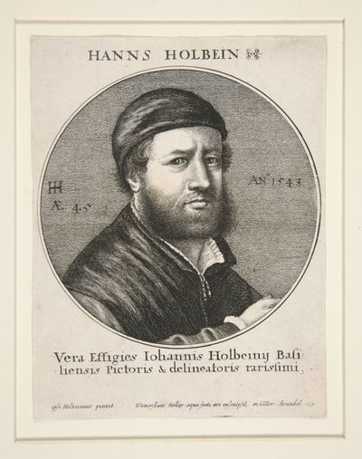 Hans Holbein el Joven (1497/8-1543) de Wenceslaus Hollar